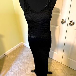 Trussardi vintage black cocktail dress size small